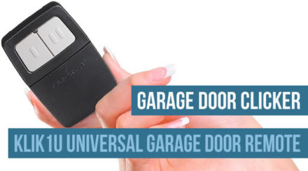 clicker garage door keypad flashing
